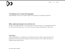 Tablet Screenshot of derickolson.com